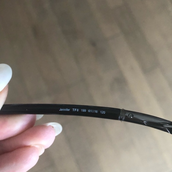 Tom Ford Women\'s Black Oversized Wrap Jennifer Sunglasses ?️ main image 8